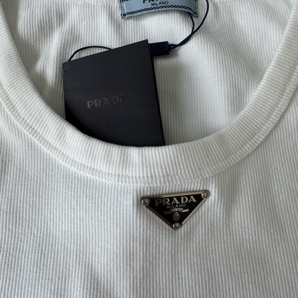 Prada beautiful tank top NWT!!!  Size is “L” but fits more like a SMALL.